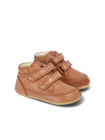 BUNDGAARD PREWALKER STRAP III Cognac | Dětské první barefoot botičky