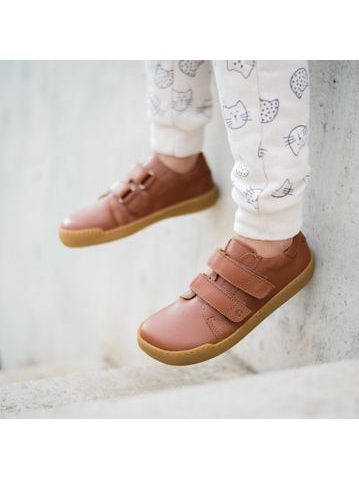 CRAVE SPRINGFIELD 2.0 Cognac | Dětské barefoot tenisky