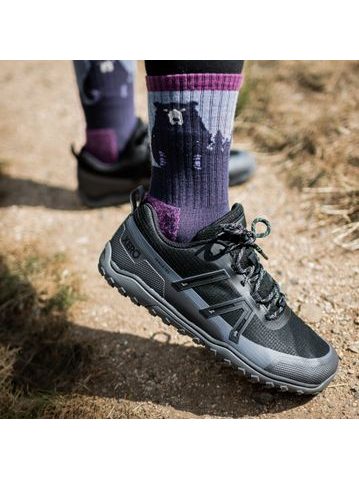 XERO SHOES SCRAMBLER TRAIL LOW WP Black / Asphalt | Barefoot outdoorové boty