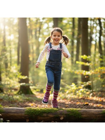 BABY BARE FEBO FALL Midnight Black | Dětské celoroční barefoot boty