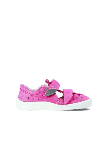 BEDA SANDÁLY JANETTE Pink Sparkle | Dětské barefoot sandály