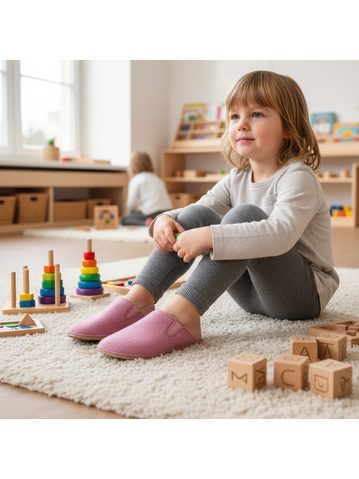FRODDO SLIP-ON WOOLY Beige | Barefoot přezůvky