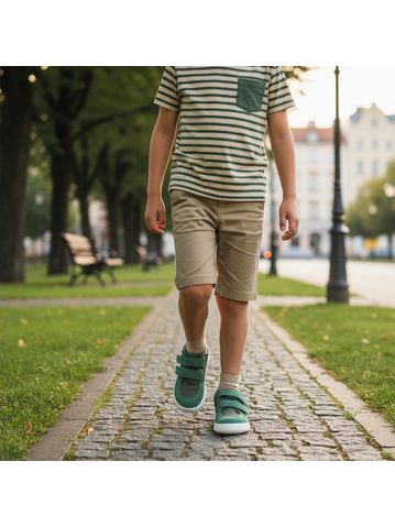 BABY BARE FEBO SNEAKERS Black | Dětské barefoot tenisky