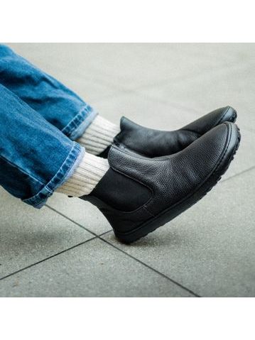 FRODDO KOTNÍKOVÉ CHELYS II Black | Barefoot chelsea boty