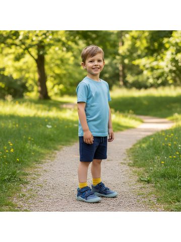 RICOSTA PATTI Navy | Children's barefoot sneakers