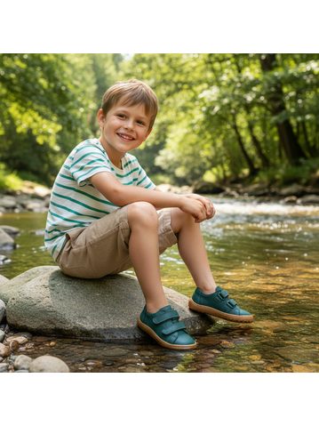 AFFENZAHN COTTON SNEAKER HAPPY TIGER Yellow | Dětské barefoot tenisky