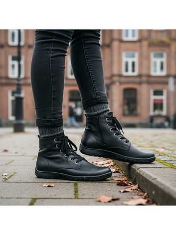 GROUNDIES CAMDEN Black | Dámské barefoot chelsea