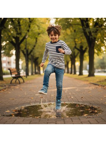 BOBUX XPLORER MARVEL ARCTIC Caramel | Dětské první zateplené barefoot botičky