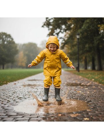 CRAVE SNOWSTORM Navy/Lime | Children's winter insulated boots