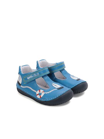 D.D.STEP H070-51434A SANDÁLY Blue | Dětské barefoot sandály