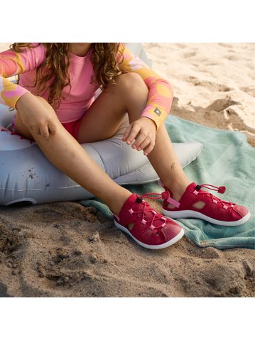 REIMA VALOA Bright Berry | Dětské barefoot sandály
