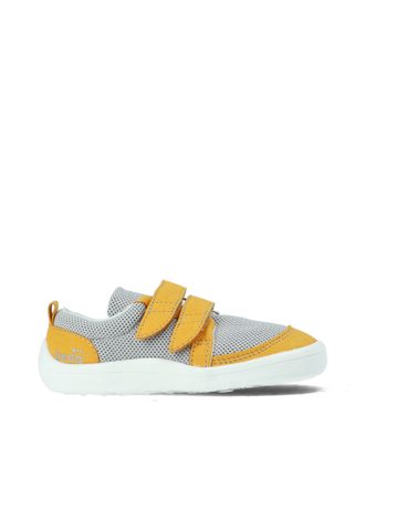 BEDA TENISKY TEX MARTY Gray Yellow | Dětské barefoot tenisky