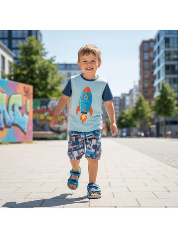 RICOSTA SYDNEY Sky | Dětské barefoot sandály