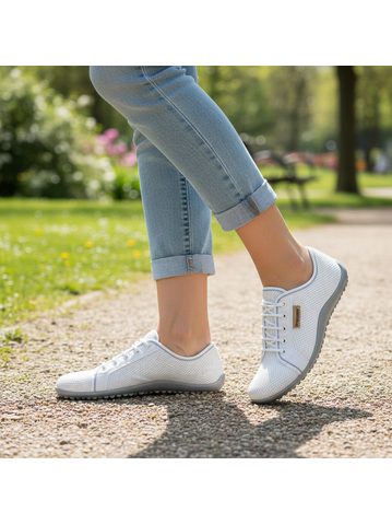 LEGUANO SPINWYN White | Barefoot sportovní tenisky