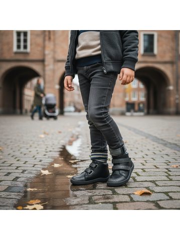 CRAVE BILBAO 2.0 Black | Kotníkové barefoot boty