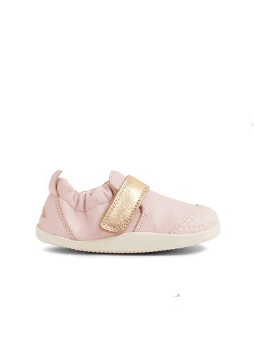 BOBUX XPLORER GO Ballet Pink-Gold | Dětské barefoot tenisky  1