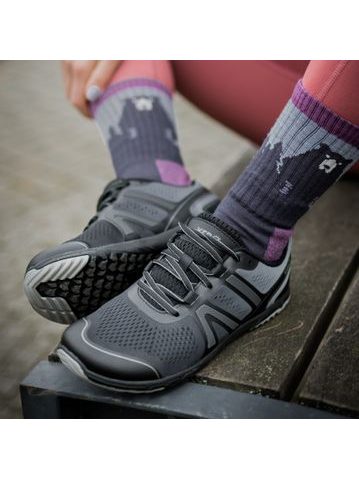 XERO SHOES HFS II Black / Frost Gray | Dámské sportovní barefoot tenisky