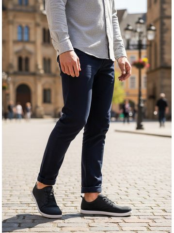 LEGUANO NERON Black | Barefoot polobotky