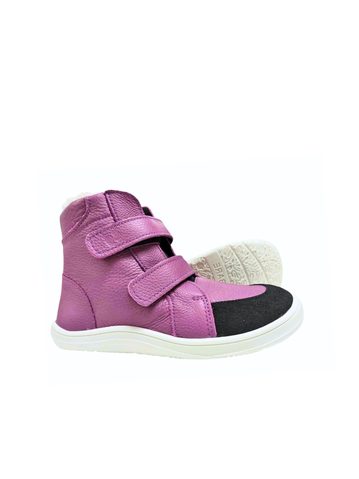 BABY BARE FEBO WINTER Magenta Asfaltico | Dětské zimní zateplené barefoot boty