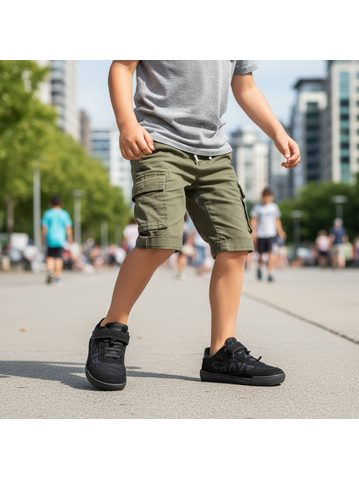 CRAVE CUPERTINO JUNIOR Black | Dětské barefoot tenisky
