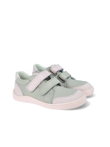 BABY BARE FEBO GO Grey Pink Asfaltico | Dětské barefoot tenisky