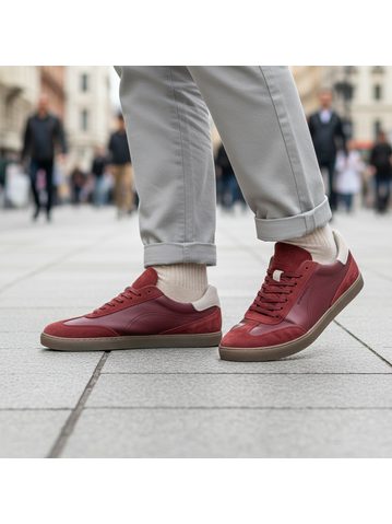 GROUNDIES Galaxy White/Sky Blue | Dámské barefoot tenisky