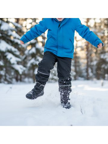 FRODDO UP TEX WINTER Dark Blue | Dětské zimní zateplené barefoot boty