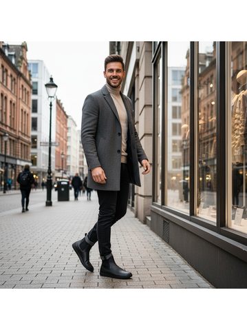 GROUNDIES CAMDEN Black | Dámské barefoot chelsea