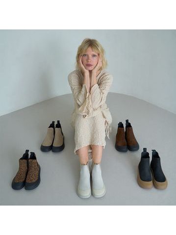 GROUNDIES SIENNA WOMEN Grey Black | Dámské barefoot chelsea boty