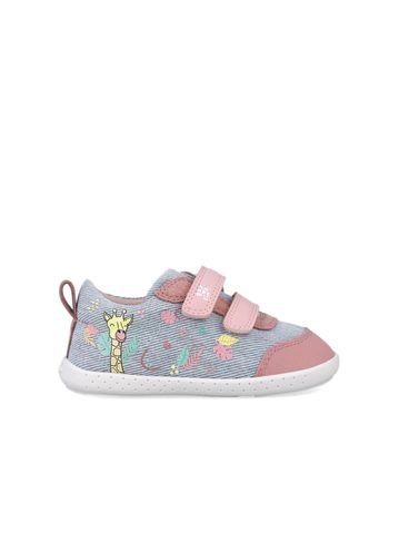 GARVALÍN TENISKY SOFT Jeans/Pink | Dětské barefoot tenisky 1