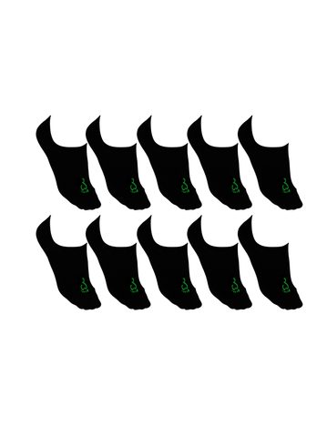 NEVIDITELNÉ BAREFOOT PONOŽKY BAMBUS Černé 10 kusů