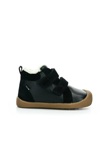 BUNDGAARD BLOOM Black | Dětské zimní zateplené barefoot boty