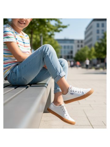 FRODDO SNEAKER VEGAN LACES II White | Barefoot tenisky