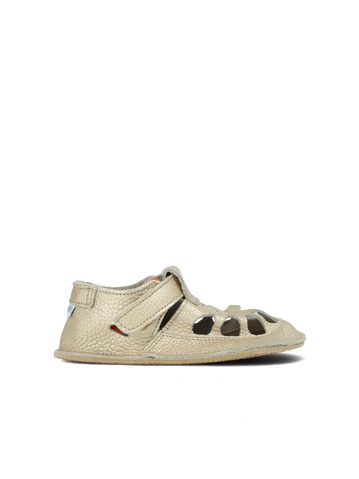 BABY BARE SANDÁLKY/BAČKORY SUMMER IO Shimmer Gold 1