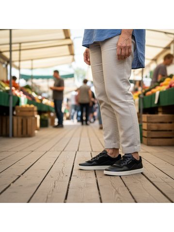 GROUNDIES NOVA SPECIAL Black | Barefoot tenisky