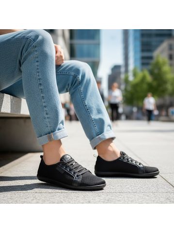 LEGUANO SPINWYN White | Barefoot sportovní tenisky