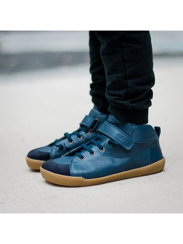 CRAVE BERGEN WINTER 2.0 Blue | Dětské zimní zateplené barefoot boty