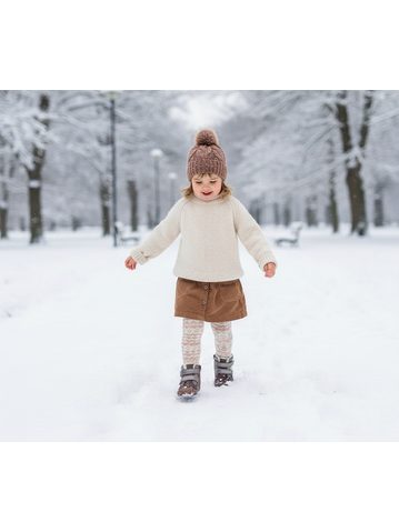 D.D.STEP W070-42522A ZIMNÍ KOTNÍKOVÉ BOTY Chocolate | Dětské zimní zateplené barefoot boty