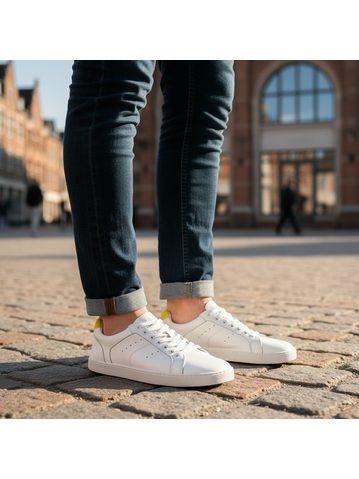 GROUNDIES AUSTIN Cognac/Navy | Pánské zimní zateplené barefoot boty