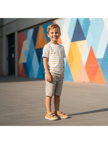 BOBUX XPLORER MARVEL ARCTIC Caramel | Dětské první zateplené barefoot botičky