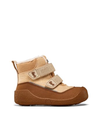 AFFENZAHN PREWALKER MIDBOOT VEGAN SNUGGY Affenzahn Brown | Dětské první barefoot zateplené botičky