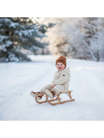 BOBUX XPLORER MARVEL ARCTIC Caramel | Dětské první zateplené barefoot botičky