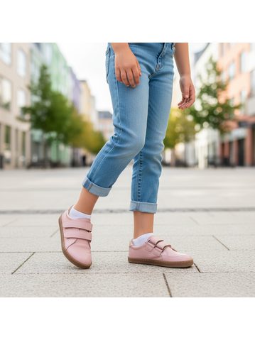 PEGRES All-season sneakers BF54 0.1 Black | Children's barefoot sneakers