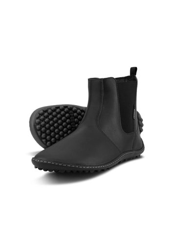 LEGUANO BAREBOOT Černé | Zateplené barefoot boty