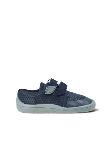 BEDA TENISKY BF 0001/ST/W/OT PHILIP Dark Blue | Dětské barefoot tenisky