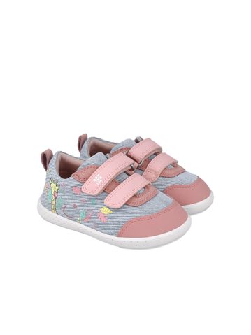 GARVALÍN TENISKY SOFT Jeans/Pink | Dětské barefoot tenisky 2