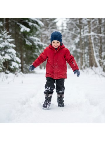 FRODDO UP TEX WINTER Dark Blue | Dětské zimní zateplené barefoot boty