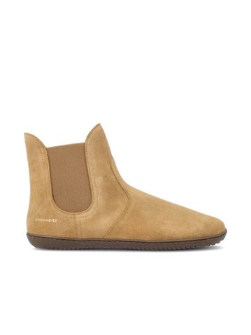 GROUNDIES CAMDEN MID Beige| Chelsea zateplené barefoot boty 1