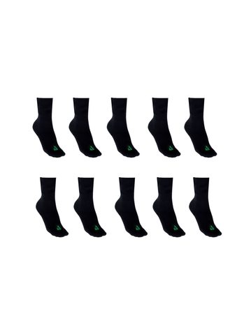 NABOSO BAREFOOT PONOŽKY BAMBUS Černé Dlouhé 10 kusů