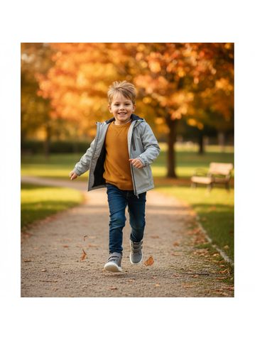 BABY BARE FEBO FALL Midnight Black | Dětské celoroční barefoot boty